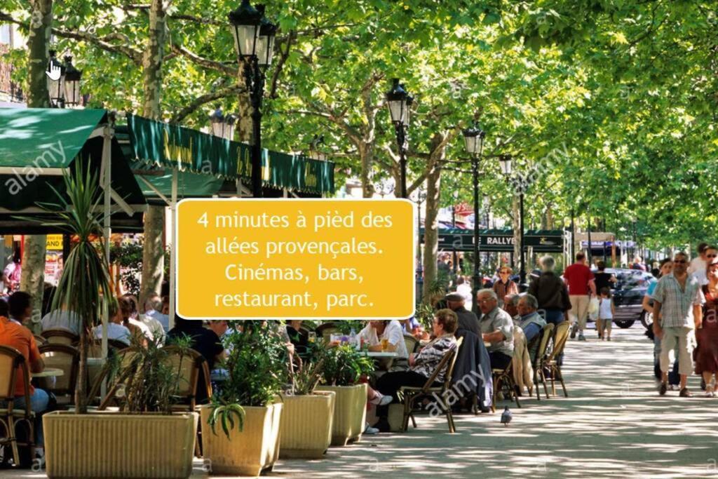 Loft 5* Centre, Terras. Park Babyfoot Clim Velos * Montelimar